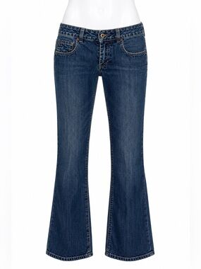 Size 26 Silver Jeans Women’s Y2K Low Rise Bootcut Jeans Dark Wash